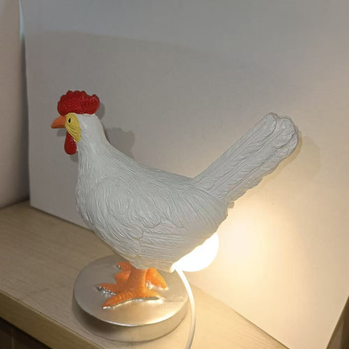 Tischlampe in Hühnerform Karnz