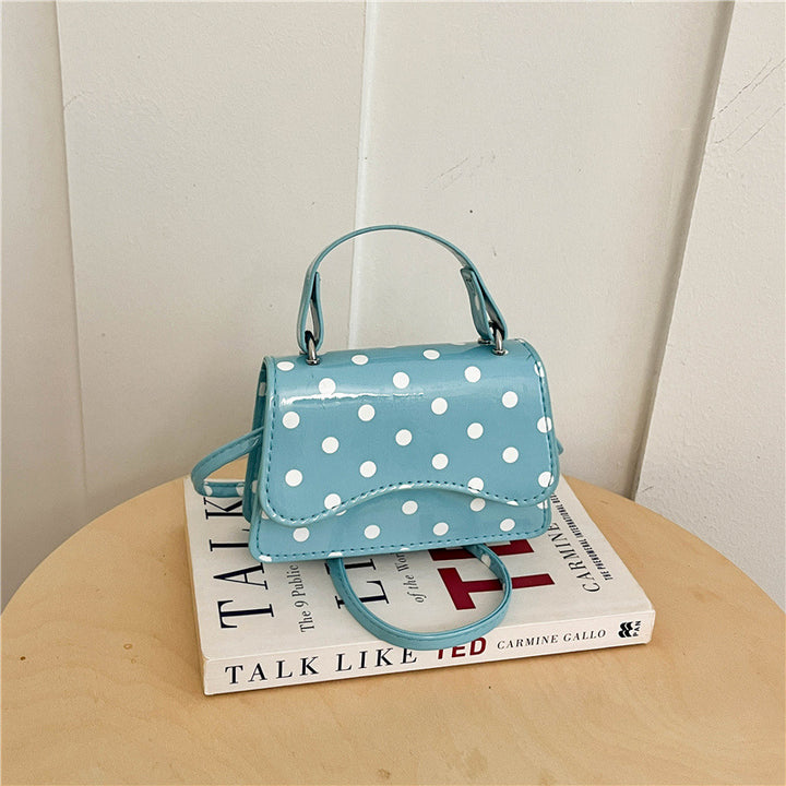 Punktmuster Mini-Handtasche