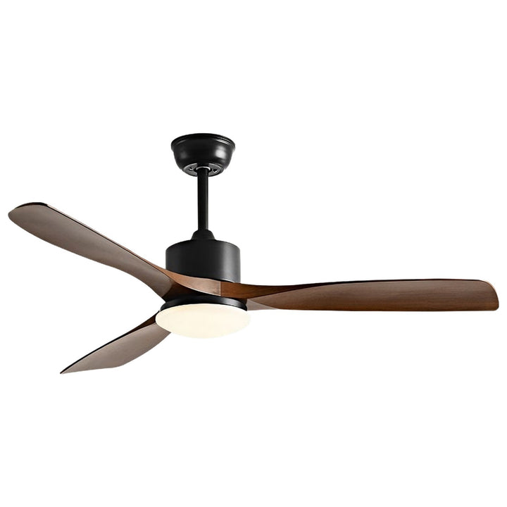Moderner Deckenventilator mit integrierter LED-Lampe