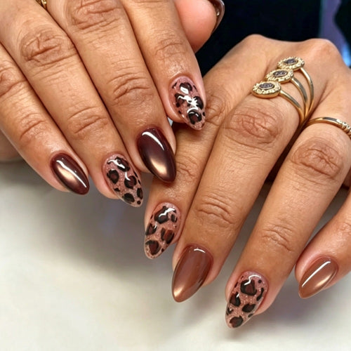 Luxe Leopard Print Press-On Nail Set Karnz
