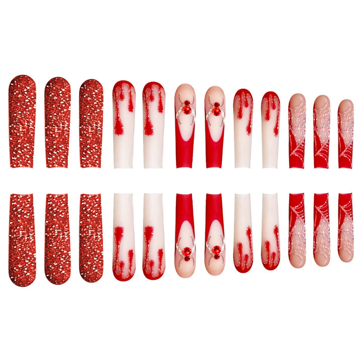 Stylische Lange Acryl-Finger-Nagelkunstverlängerungen Karnz