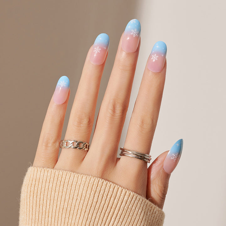 Elegante Stiletto Press-On Nagelset mit einzigartigem Design Karnz