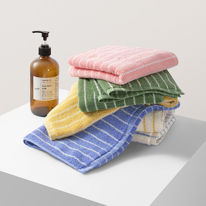 Damen Velours-Badetuch mit gestreiftem Design Karnz