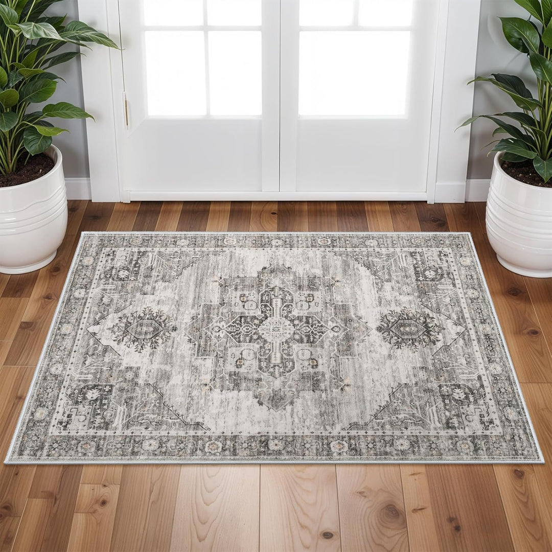 Vintage-inspirierter Boho-Teppich