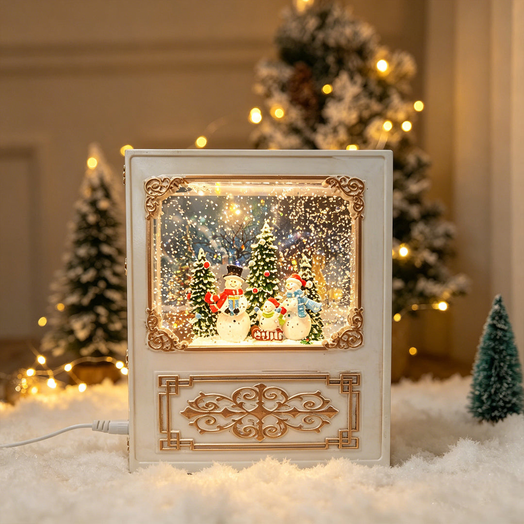 Weihnachtsbaum Deko mit Schneekugel Karnz