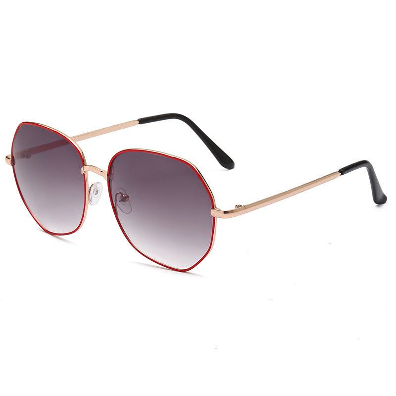 Damen modische Sonnenbrille mit achtckiger Form und polarisierten Gläsern Karnz