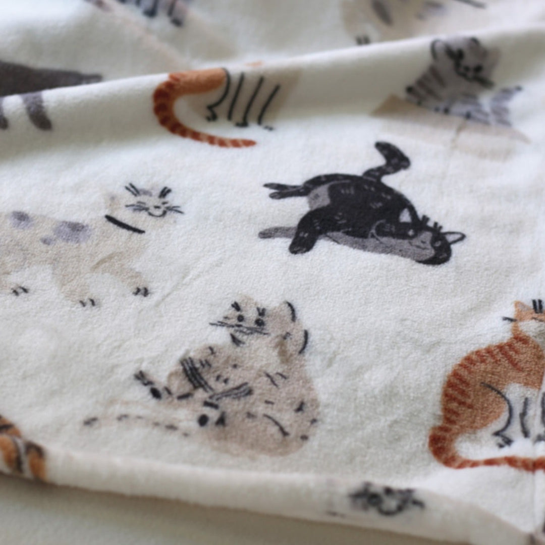 Gemütliche Einhorn-Design Fleece Hoodie Decke