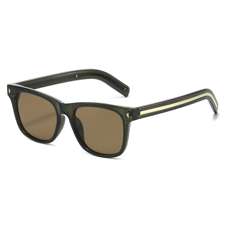 Retro-inspirierte Flachrahmen-Sonnenbrille Karnz