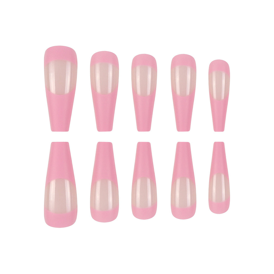 Elegante Lange Stiletto Nagelverlängerungen Karnz