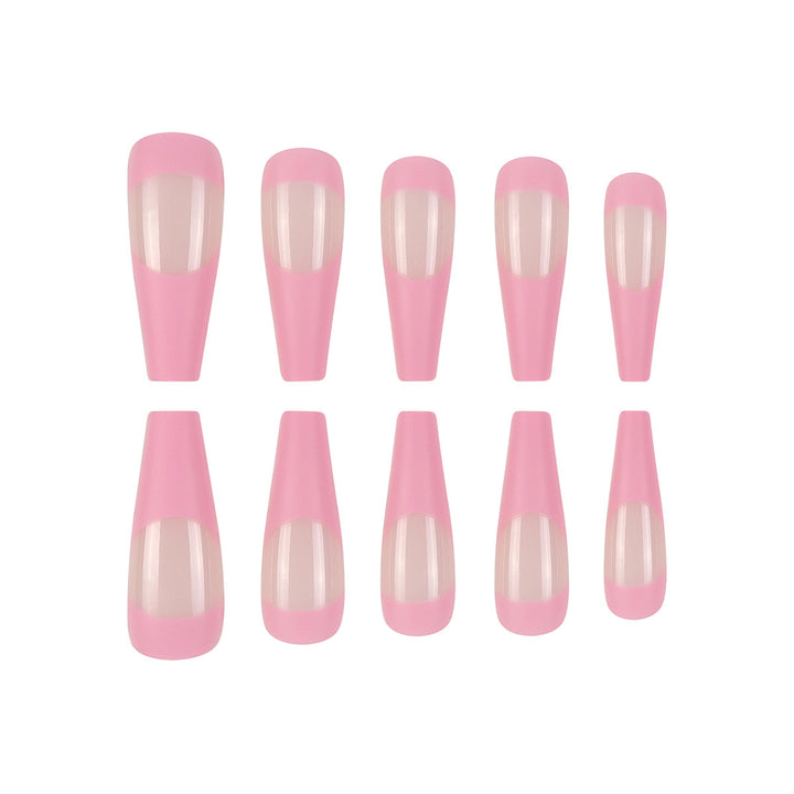 Elegante Lange Stiletto Nagelverlängerungen Karnz