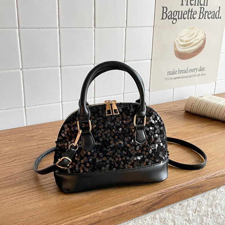 Pailletten-verzierte Handtasche