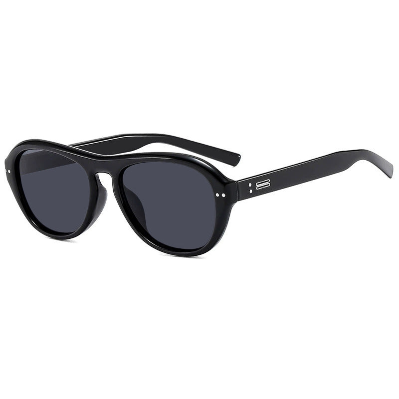 Damen modische Brille mit modischem gestreckt Rahmen und hochwertigem Kunststoff Karnz