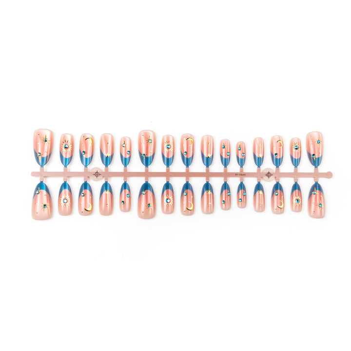 Kosmisches Thema Press-On Nagelset