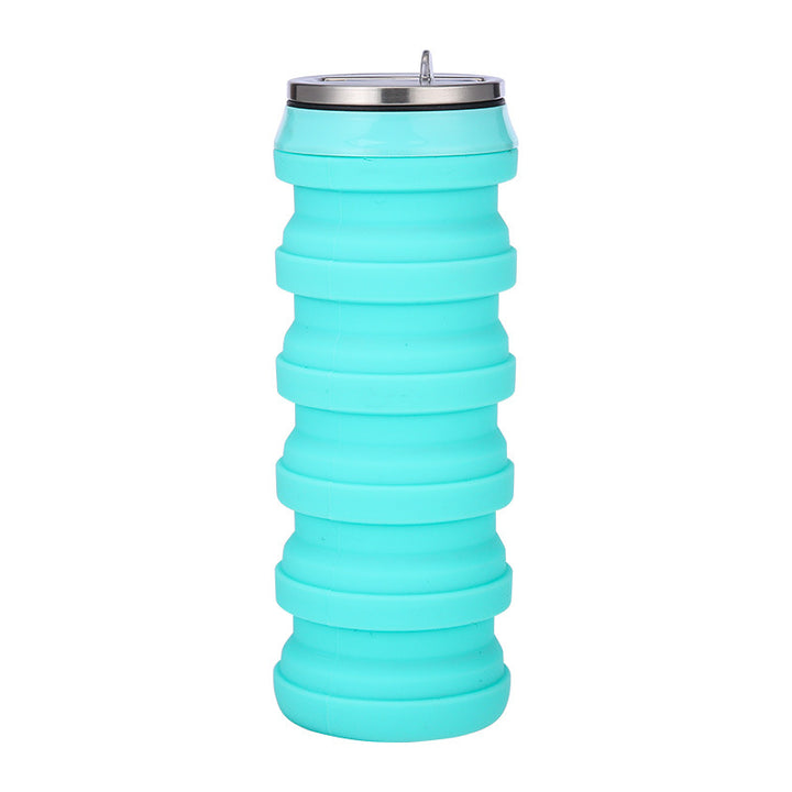 Damen Multifunktionale Silikon Wasserflasche Karnz