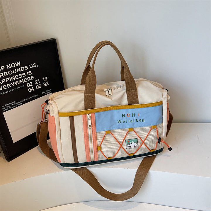 Vielseitige Multi-Taschen Wellness Reise Duffel
