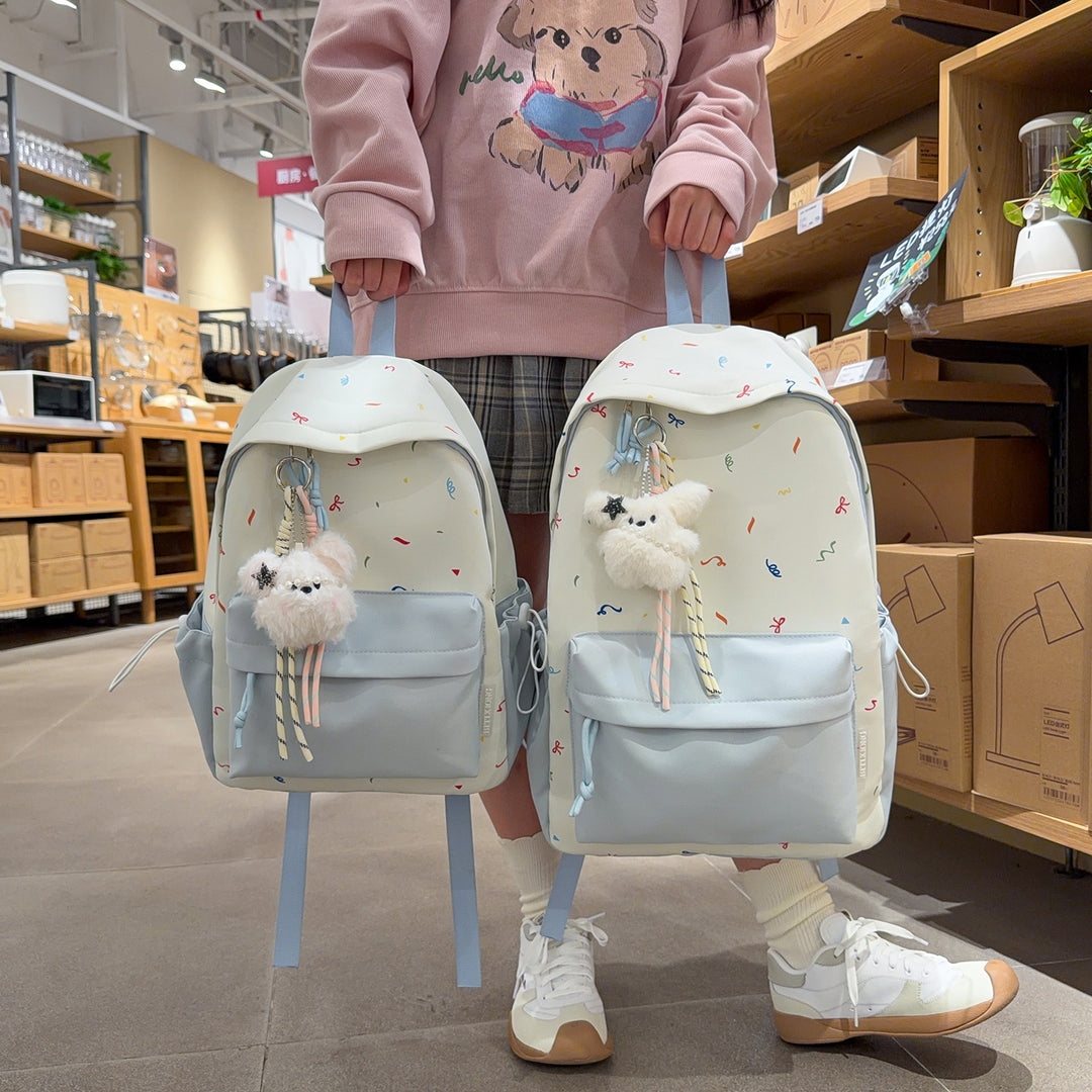 Verspielt gemusterter Rucksack Karnz