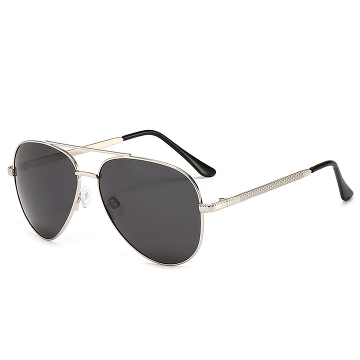 Herren elegante Retro-Pilotensonnenbrille Karnz