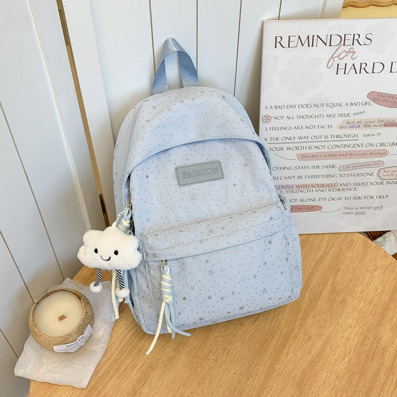 Stylischer Rucksack mit Sternmuster