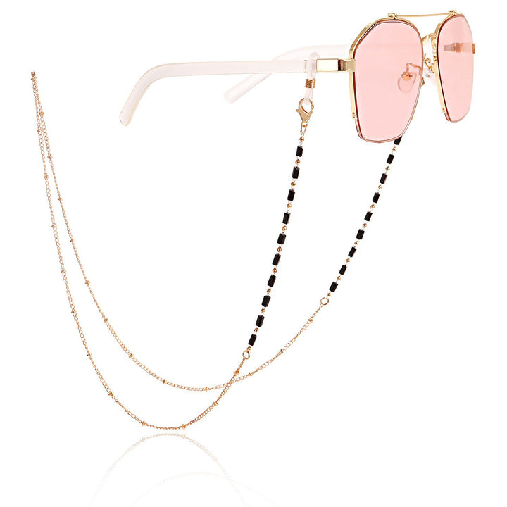 Stilvolle Sonnenbrille mit dekorativer Kette Karnz