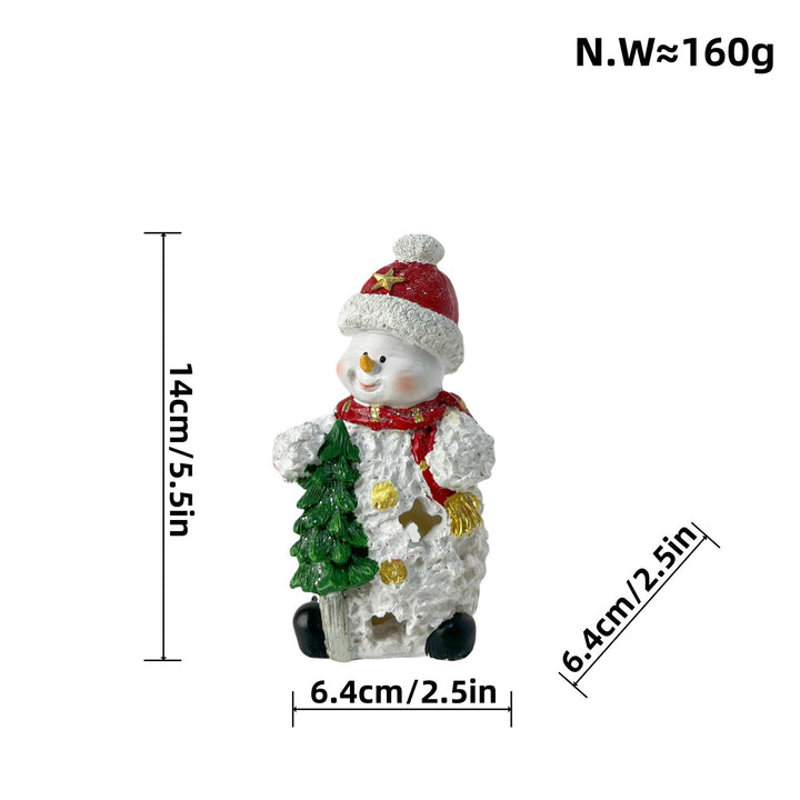 Dekorative Schneemann Skulptur Karnz