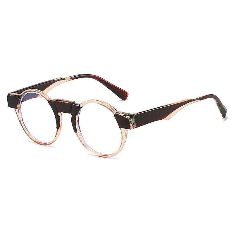 Damen modische Lesebrille mit innovativem runden Rahmendesign Karnz
