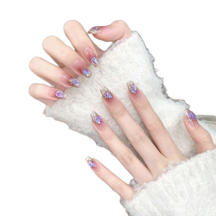 Glitzer Ombre Nagelset Karnz