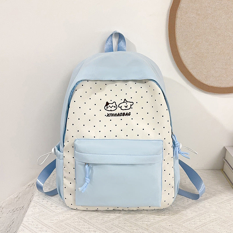 Lässiger Pünktchen Rucksack