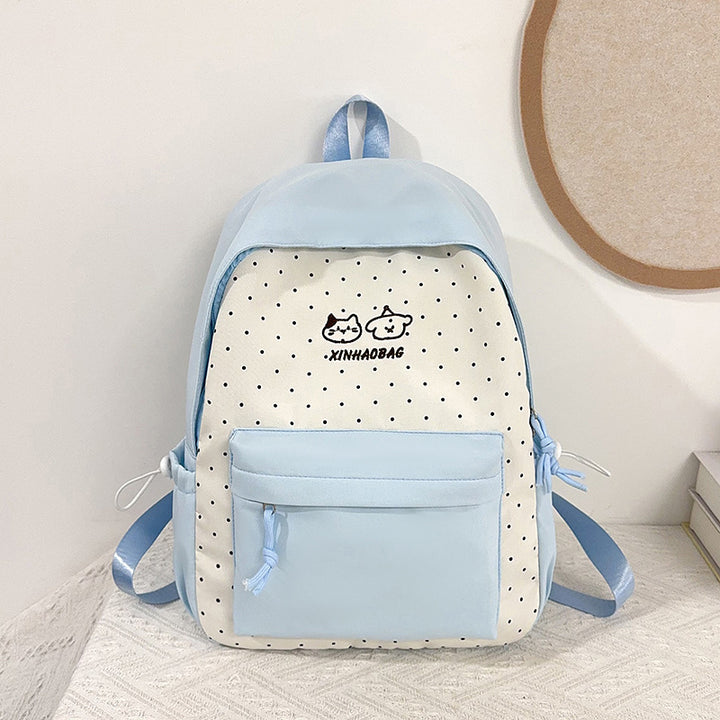Lässiger Pünktchen Rucksack