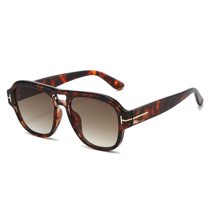 Modebewusste quadratische Sonnenbrille Karnz