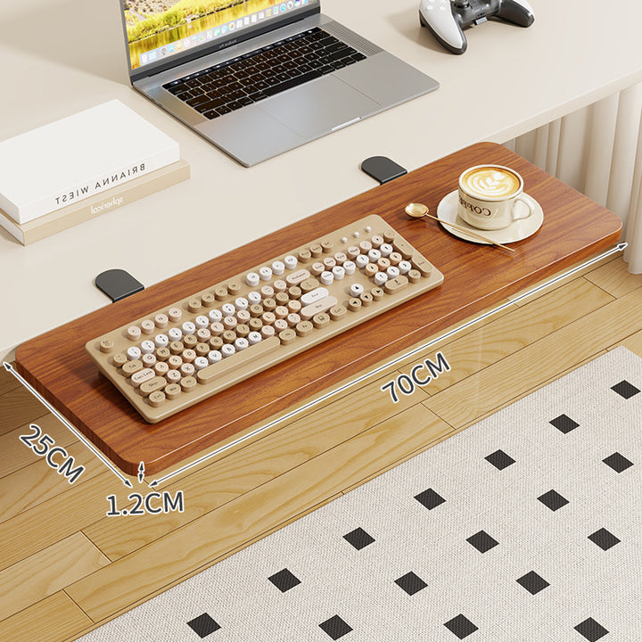 Clip-On Bambus Klappbecher und Snack-Seiten Tisch mit verstellbarem Drehklemme