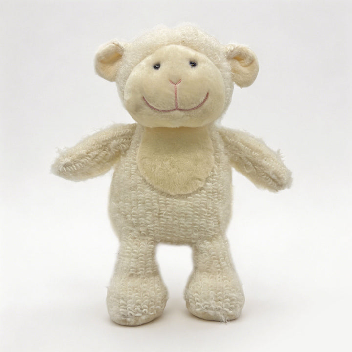 Plüsch Locken-Strick Sitzender Teddybär Dekoratives Stofftier Karnz