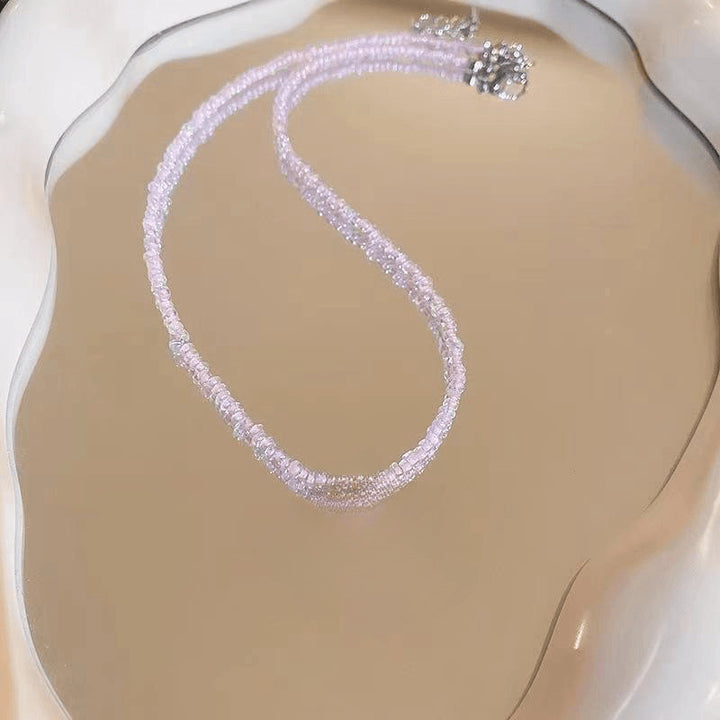 Handgefertigtes Perlen Choker Halsband Karnz