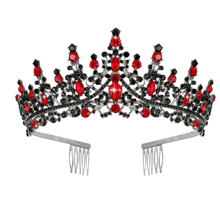 Damen Strass Tiara mit funkelnden Edelsteinen Karnz