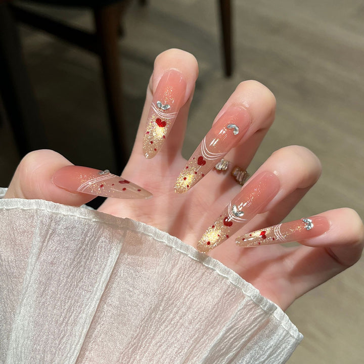 Premium ozean-inspirierte Press-On Nagelerweiterungen Karnz