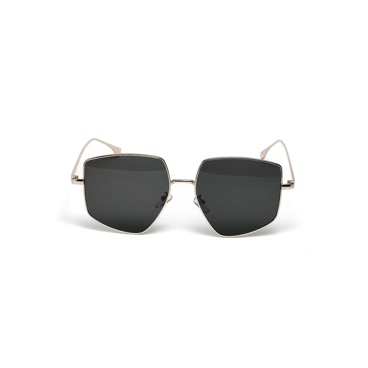 Damen quadratische Sonnenbrille mit elegantem Metallrahmen Karnz