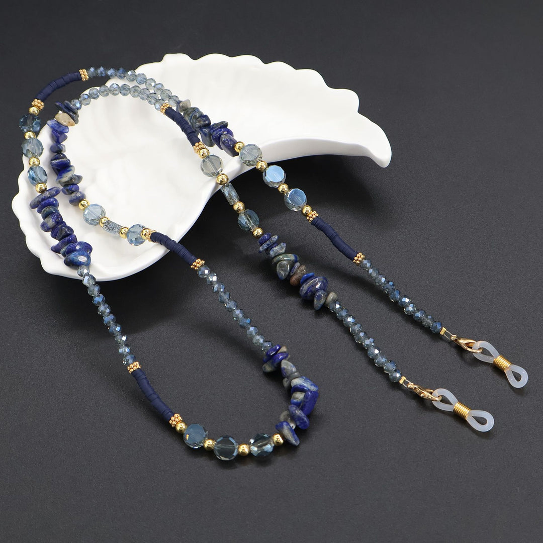 Bohemian Perlen Brillen Kette Karnz
