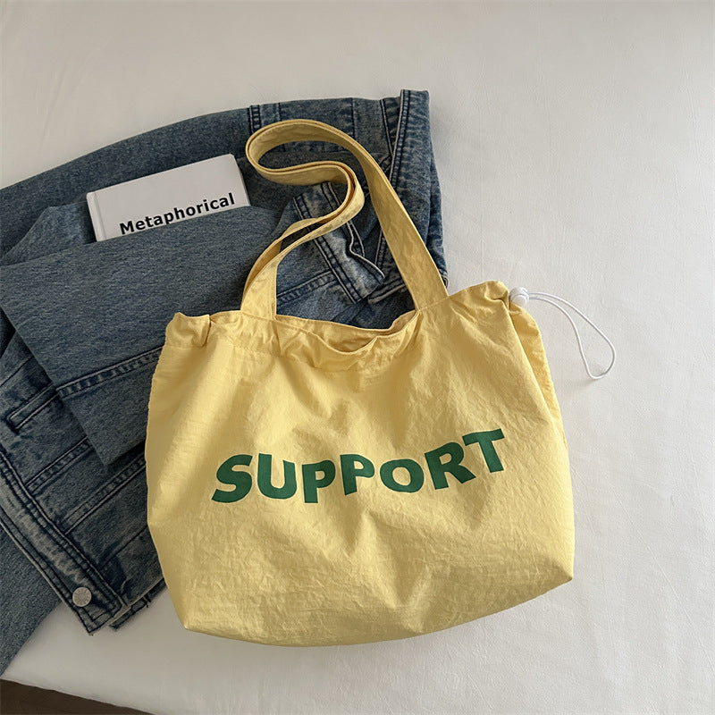 Lässige Baumwoll-Tote-Bag Karnz