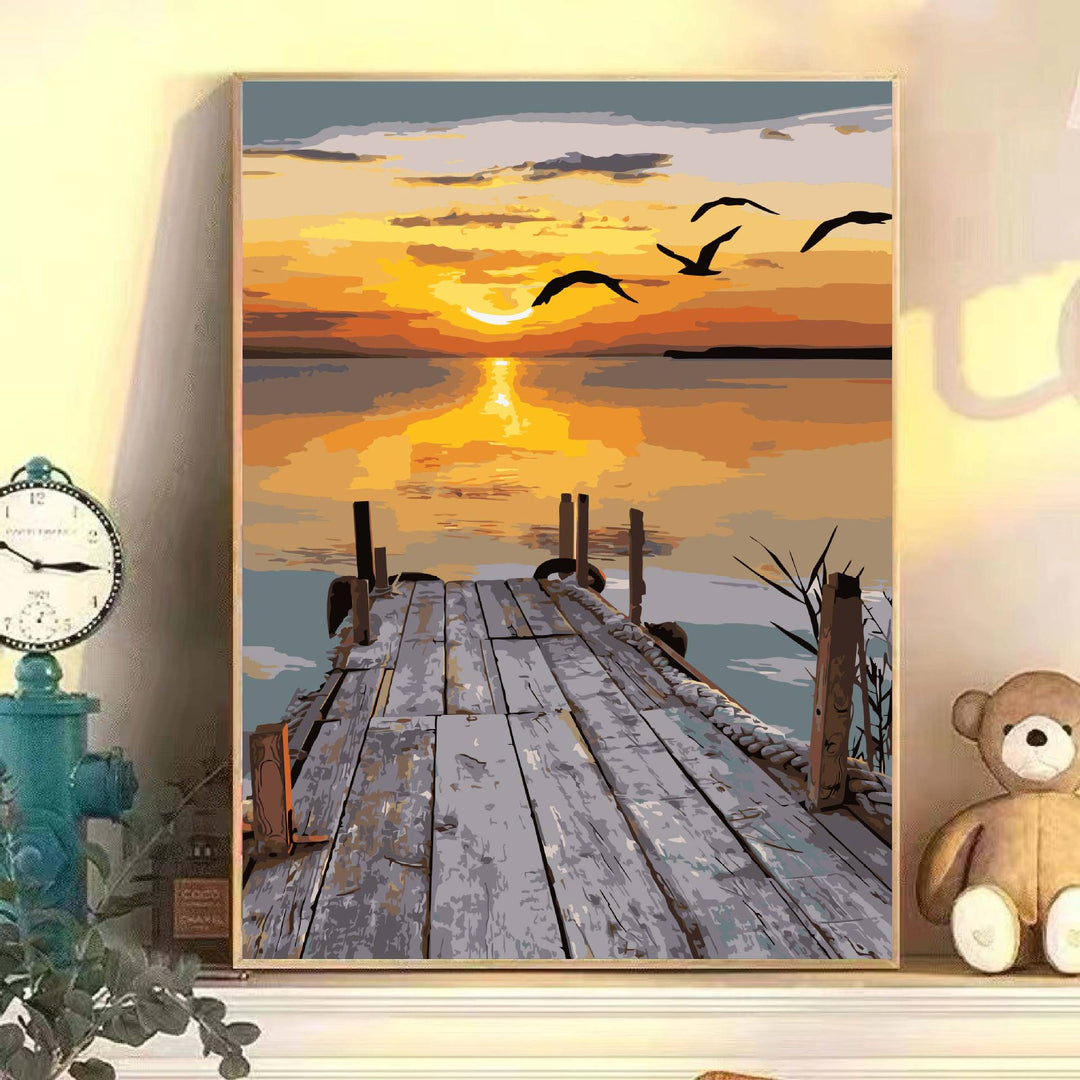 Scenic Landscape Art Leinwanddruck Karnz
