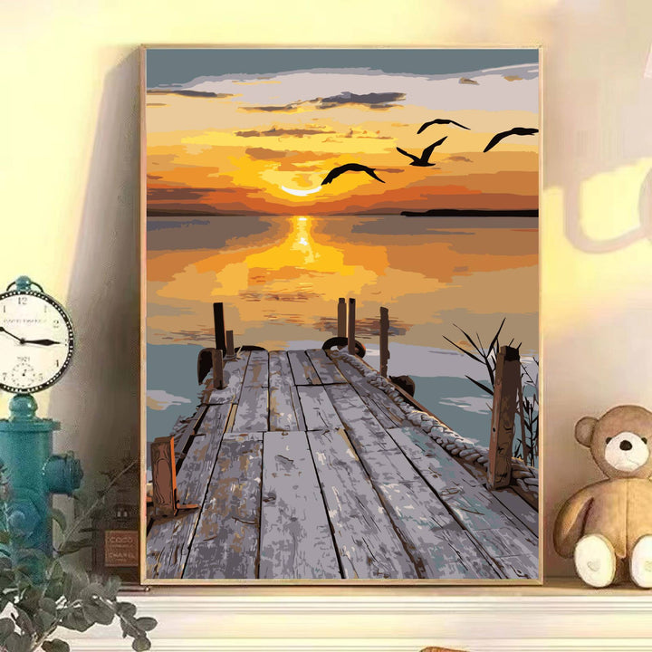 Scenic Landscape Art Leinwanddruck Karnz