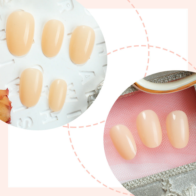Premium Press-On Nail Set mit natürlichem Finish Karnz