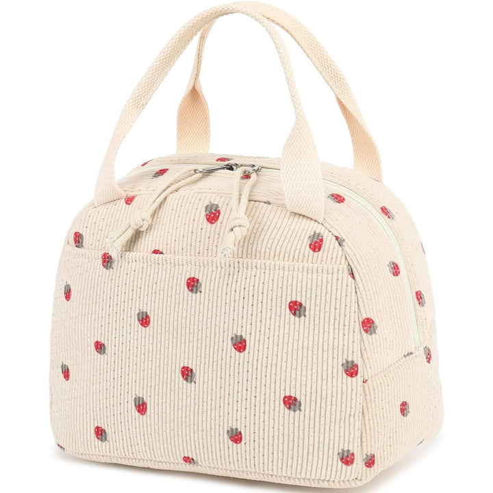 Charmante Erdbeer Print Isolierte Lunch Tasche