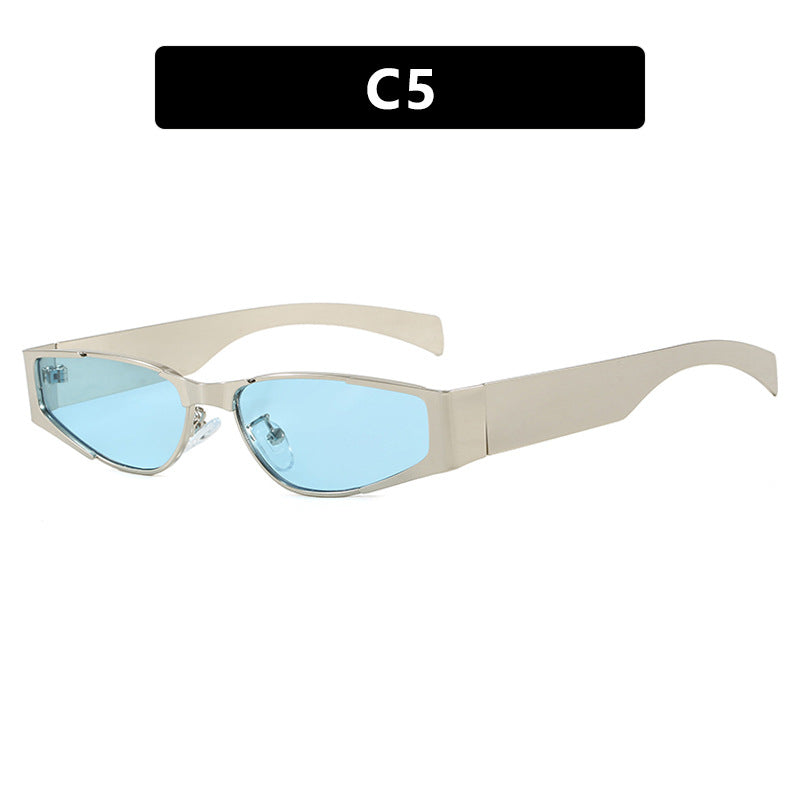 Damen elegante schmal geschnittene Sonnenbrille mit UV-Schutz Karnz