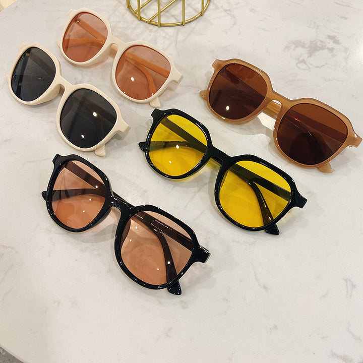 Modische Oversized Sonnenbrille mit Eckigem Rahmen Karnz