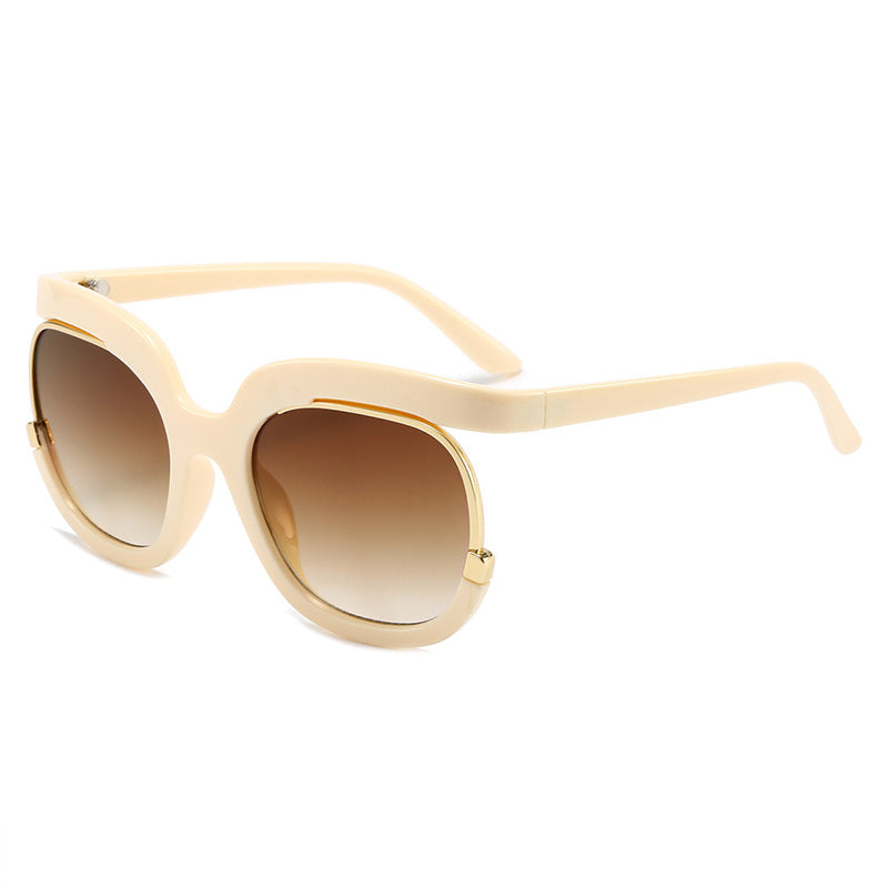 Damen Oversized Sonnenbrille mit elegantem Tortoise-Design Karnz