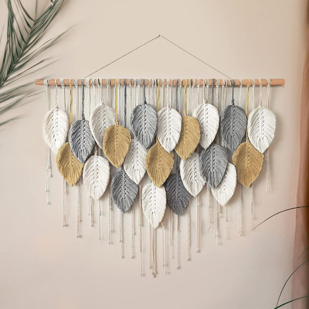 Heimdekor Macramé Wandbehang Karnz