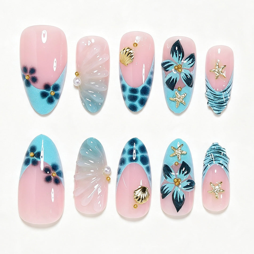 Künstlerische lange Acryl-Nagelspitzen Karnz