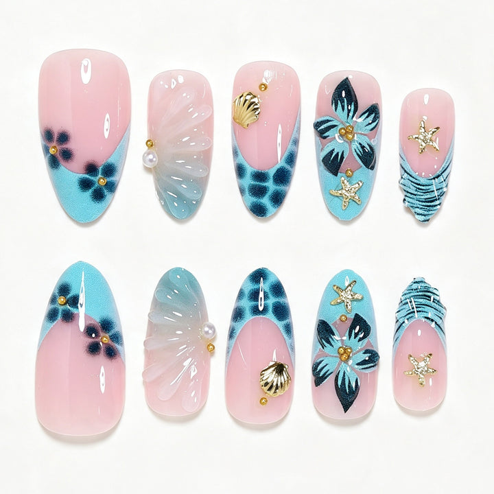 Künstlerische lange Acryl-Nagelspitzen Karnz