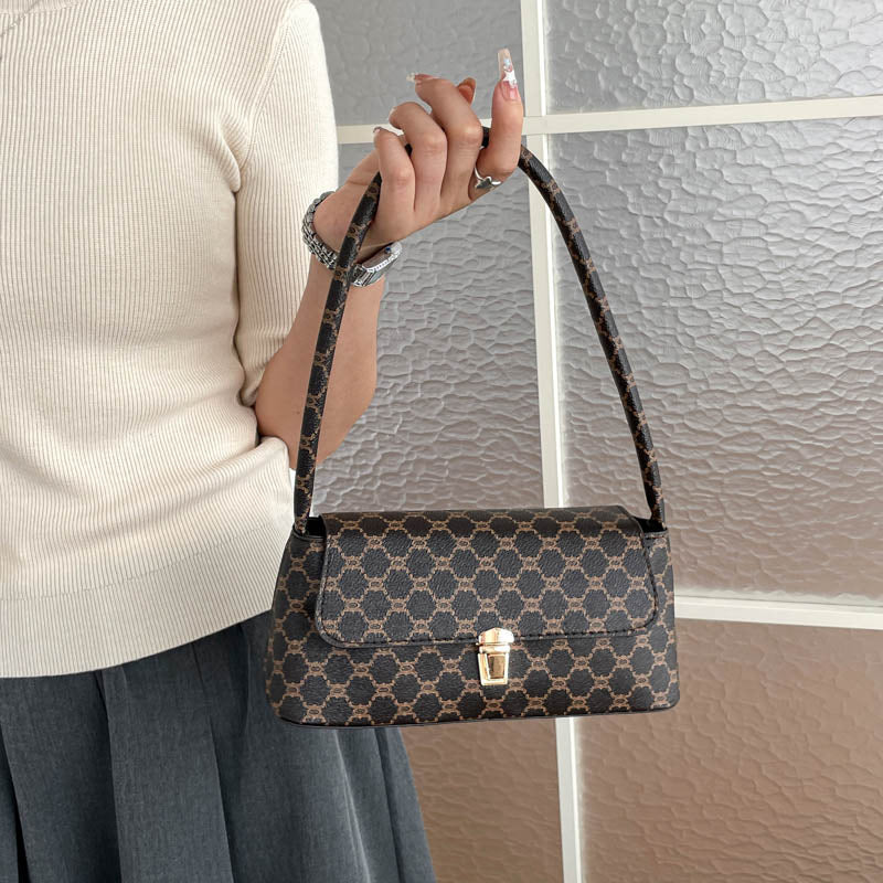 Designer gemusterte Handtasche