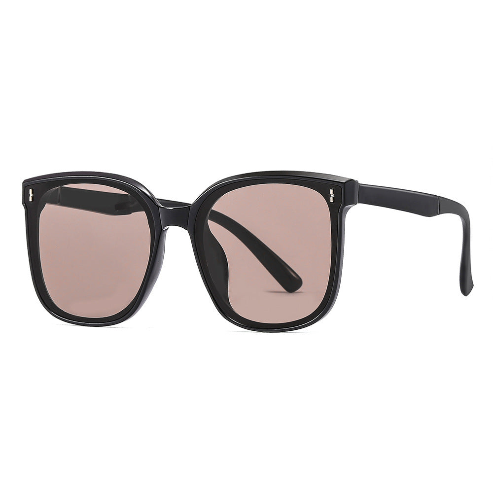 Damen modische Sonnenbrille mit quadratischem Rahmen und UV-Schutz Karnz