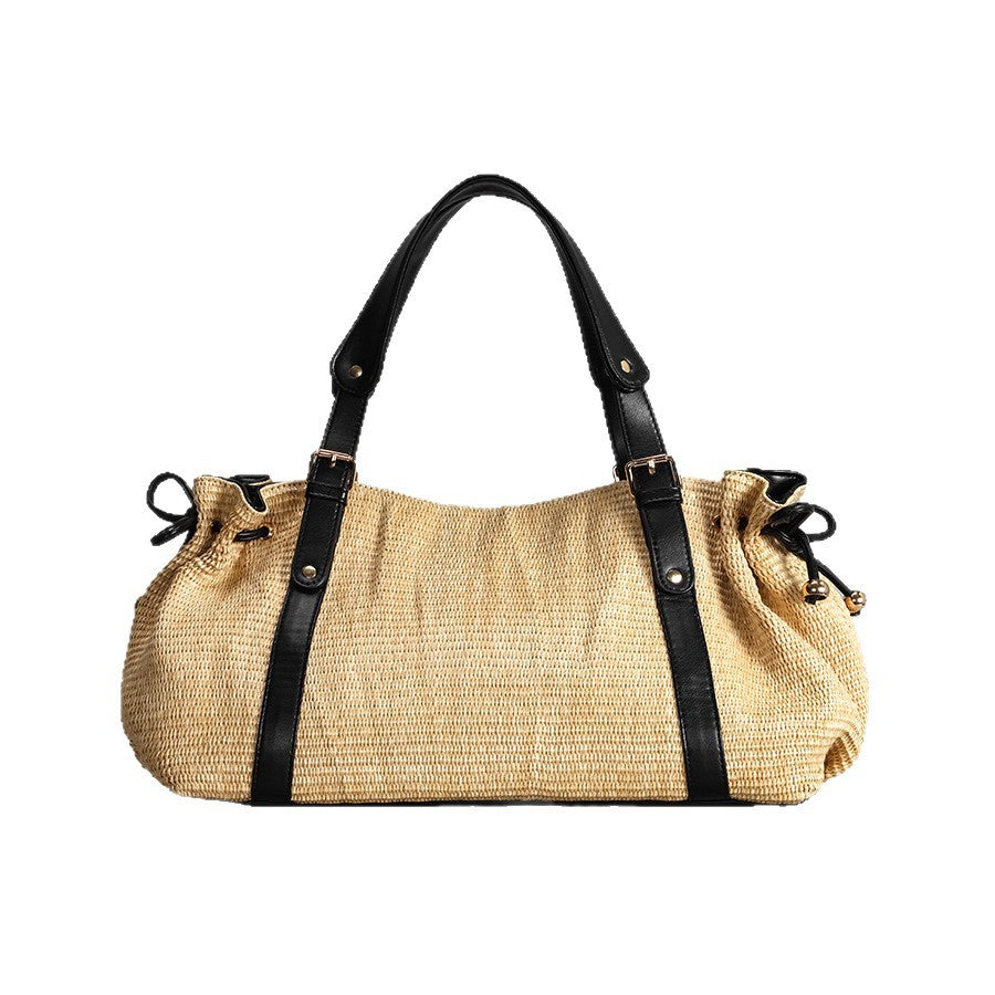 Rustikale Handgefertigte Strohtasche